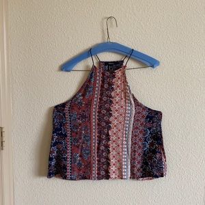 Forever 21 multi print, airy tank top